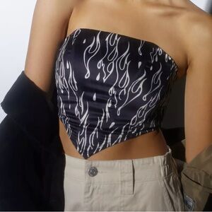 Urban Outfitters UO Athena Hanky Hem Cropped Top